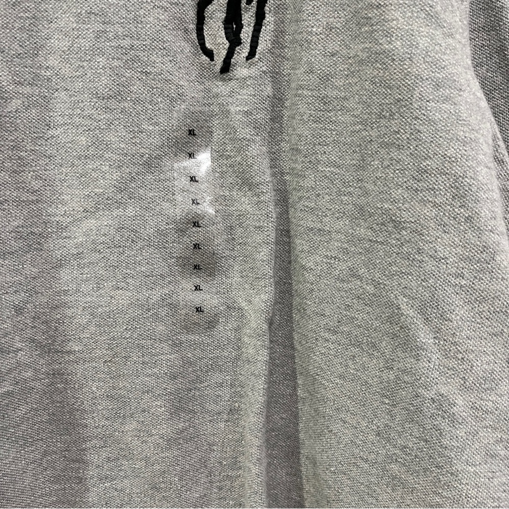 Polo Ralph Lauren Sz XL Shirt big pony chief keef y2k swag drill rugby grey NWT - Picture 5 of 8